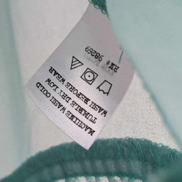 Alternative Apparel Mint Green Blouse with Bow S - Picture 3 of 7